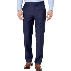 Lauren Classic Fit Ultraflex Dress Pants‎ Men's Trousers Navy Blue